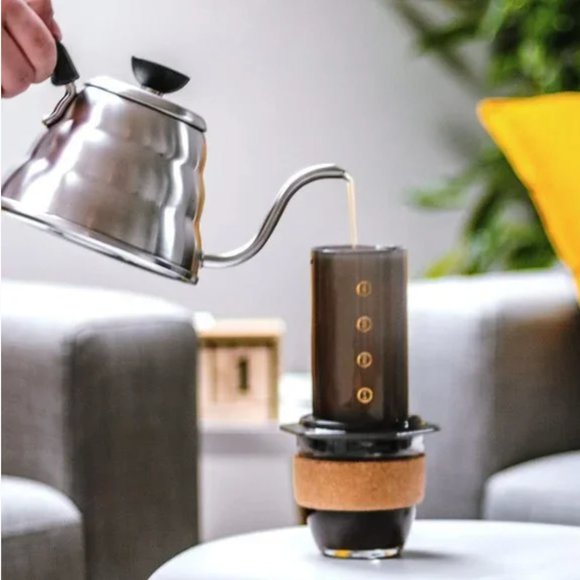 Gooseneck Coffee Drip Kettle - Brushed Silver 1.0L/34oz - New - Picture 6 of 6